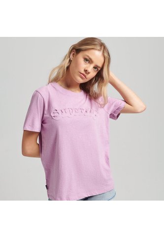 Superdry Camiseta Para Mujer Vintage Cooper Emboss Tee Superdry Superdry