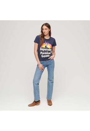 Superdry Camiseta Para Mujer 70'S Retro Superdry