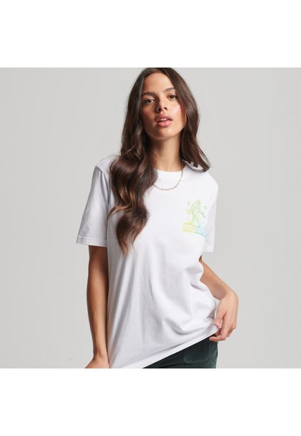 Superdry Camiseta Manga Corta Para Mujer Vintage Into The Woods Superdry