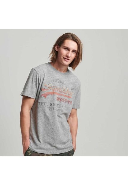 Superdry Camiseta Manga Corta Para Hombre Vintage Cali Tee Superdry