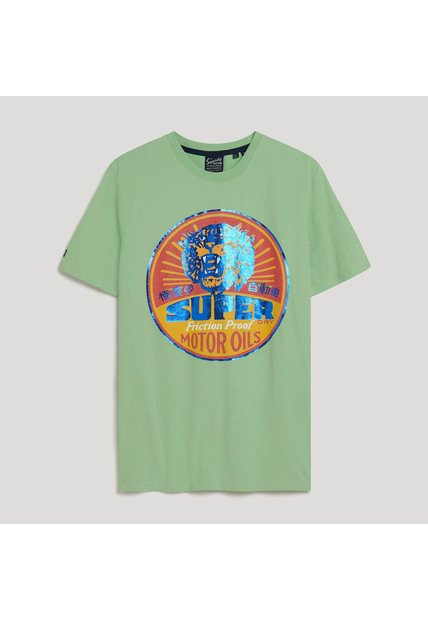 Superdry Camiseta Manga Corta Para Hombre Gasoline Workwear Tee Superdry
