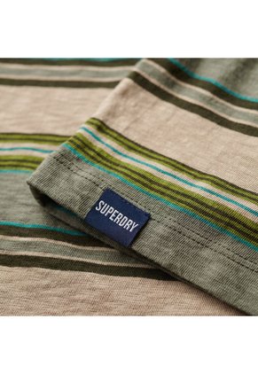 Superdry Camiseta Manga Corta Para Hombre Relaxed Fit Stripe Superdry