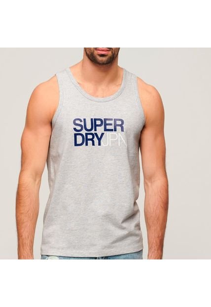 Superdry Camiseta Para Hombre Sportswear Logo Relaxed Vest Superdry
