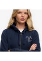 Superdry Buzo Abierto Para Mujer Ath Ess Relaxed Crop Ziphood Superdry de Superdry