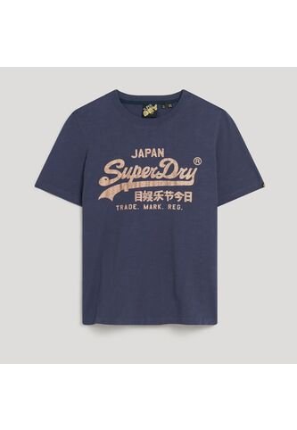 Superdry Camiseta Para Mujer Metallic Vl Relaxed Superdry Superdry
