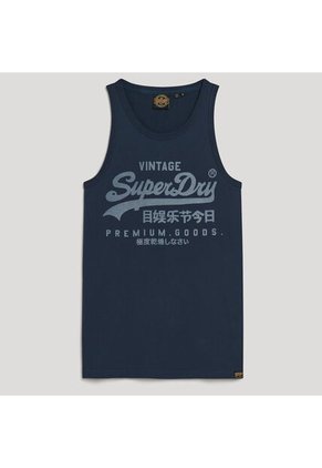 Superdry Camiseta Para Hombre Classic Vl Heritage Vest Superdry