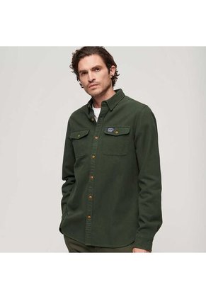 Superdry Camisa Manga Larga Para Hombre Traiman Flannel Superdry