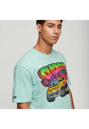 Superdry Camiseta Para Hombre Motor Retro Graphic Superdry