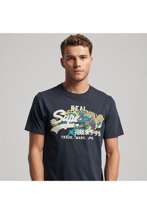 Superdry Camiseta Para Hombre Vintage Vl Narrative Tee Superdry