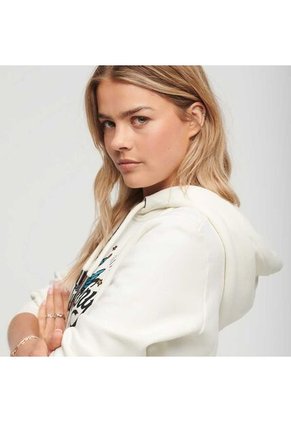 Superdry Buzo Cerrado Para Mujer Tattoo Script Graphic Superdry