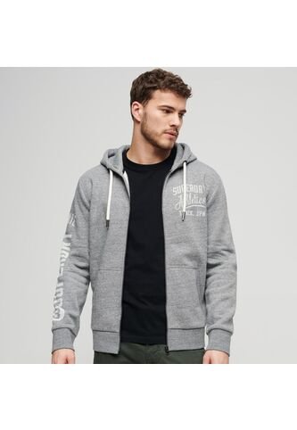 Superdry Buzo Abierto Para Hombre Athletic Coll Ziphood Superdry Superdry