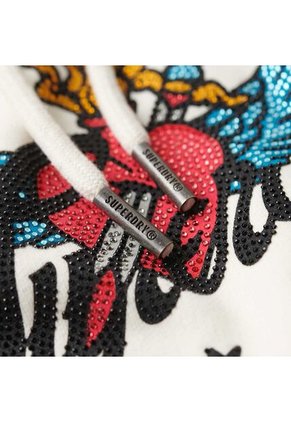 Superdry Buzo Cerrado Para Mujer Tattoo Script Graphic Superdry