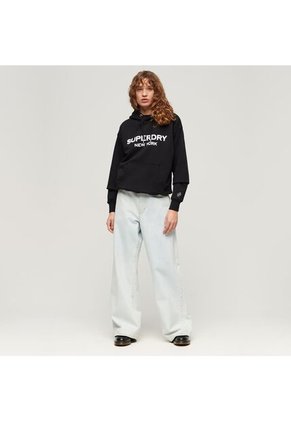 Superdry Buzo Cerrado Para Mujer Sport Luxe Loose Superdry