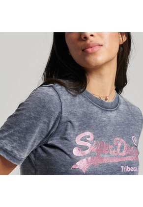 Superdry Camiseta Manga Corta Para Mujer Ellished Superdry