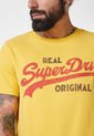 Camiseta Amarillo-Rojo-Negro Superdry Vintage Logo Soda Pop de Superdry