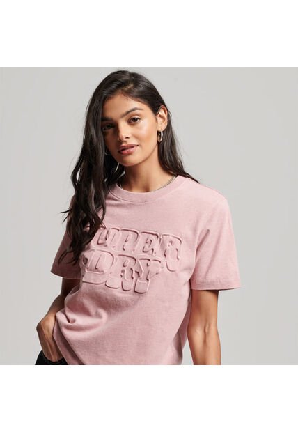 Superdry Camiseta Para Mujer Vintage Cooper Emboss Tee Superdry