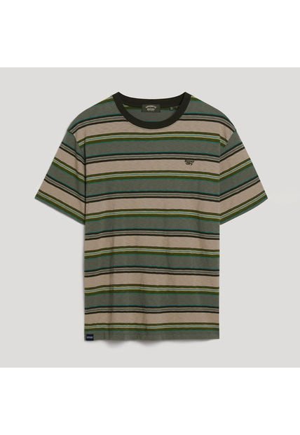 Superdry Camiseta Manga Corta Para Hombre Relaxed Fit Stripe Superdry