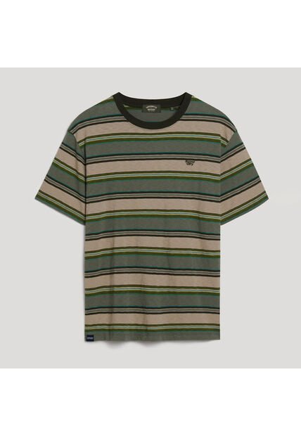 Superdry Camiseta Manga Corta Para Hombre Relaxed Fit Stripe Superdry