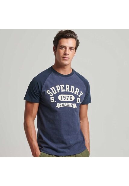 Superdry Camiseta Para Hombre Vintage Gym Raglan Superdry