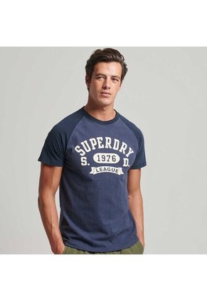 Superdry Camiseta Para Hombre Vintage Gym Raglan Superdry