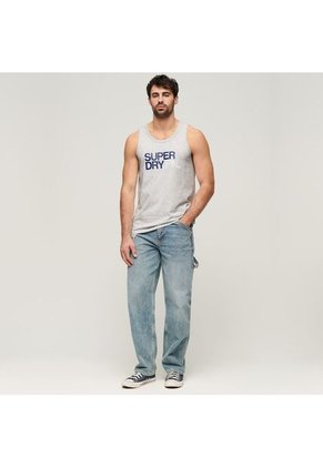 Superdry Camiseta Para Hombre Sportswear Logo Relaxed Vest Superdry