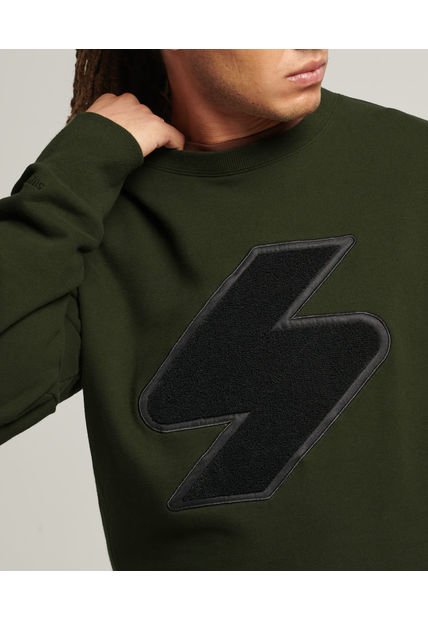 Superdry Buzo Cerrado Para Hombre Code Sl Chenille Crew Superdry 48280