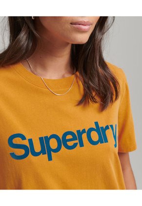 Superdry Camiseta Para Mujer Vintage Core Logo 80 Tee Superdry