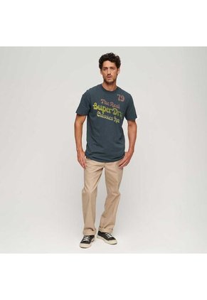 Superdry Camiseta Para Hombre Trade Script Graphic Superdry