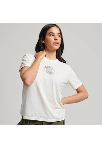 Superdry Camiseta Para Mujer Blackout Rock Superdry Superdry