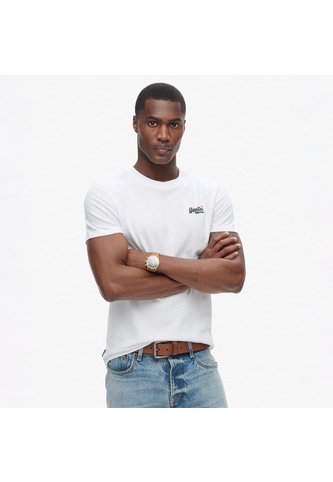 Superdry Camiseta Manga Corta Para Hombre Essential Contrast Emb Tee Superdry Superdry