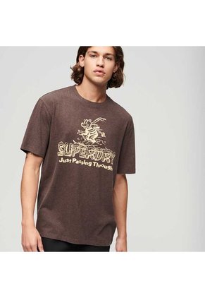 Superdry Camiseta Para Hombre Travel Postcard Graphic Superdry