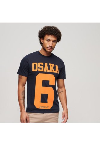 Superdry Camiseta Manga Corta Para Hombre Osaka Neon Graphic Superdry Superdry