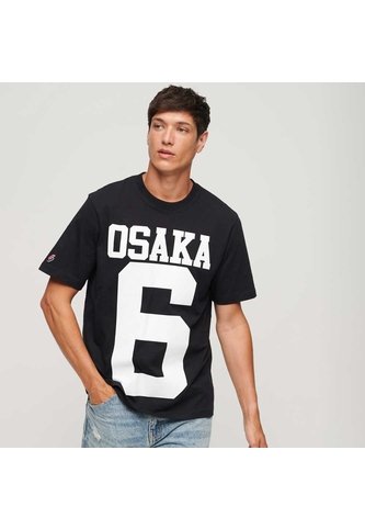 Superdry Camiseta Para Hombre Osaka Logo Loose Superdry Superdry