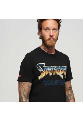 Superdry Camiseta Para Hombre 70'S Rock Graphic Band Superdry