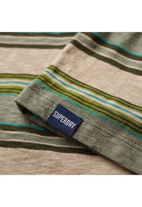 Superdry Camiseta Manga Corta Para Hombre Relaxed Fit Stripe Superdry