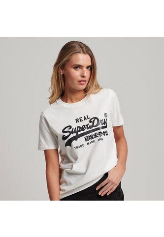 Superdry Camiseta Manga Corta Para Mujer Embellish Superdry Superdry