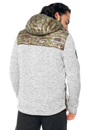 Chaqueta Verde Oliva-Gris Superdry