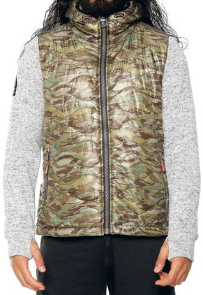 Chaqueta Verde Oliva-Gris Superdry
