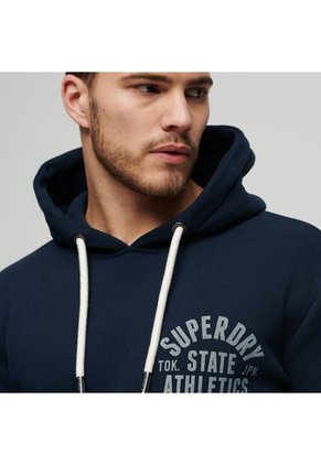 Superdry Buzo Cerrado Para Hombre Athletic Script Flock Hood Superdry