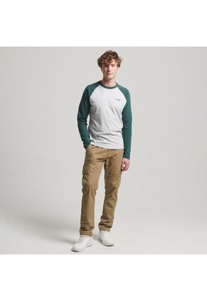 Superdry Camiseta Manga Larga Para Hombre Essential Baseball Ls Camiseta Superdry