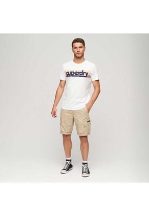 Superdry Camiseta Para Hombre Terrain Striped Logo Superdry