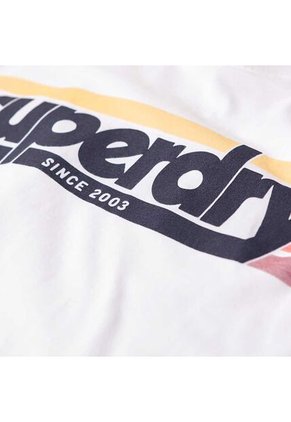 Superdry Camiseta Para Hombre Terrain Striped Logo Superdry