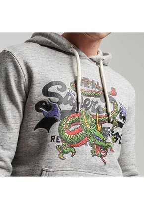 Superdry Buzo Cerrado Para Hombre Vintage Narrative Hood Superdry