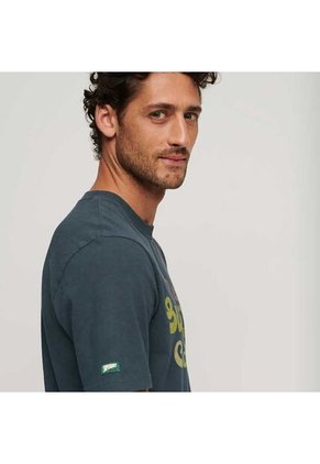 Superdry Camiseta Para Hombre Trade Script Graphic Superdry
