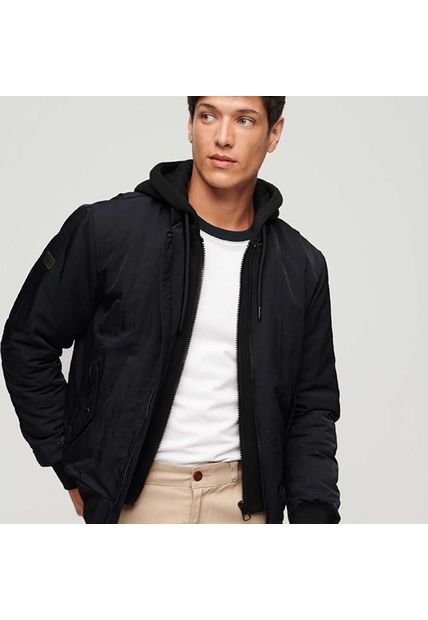Superdry Chaqueta Casual Para Hombre Military Superdry