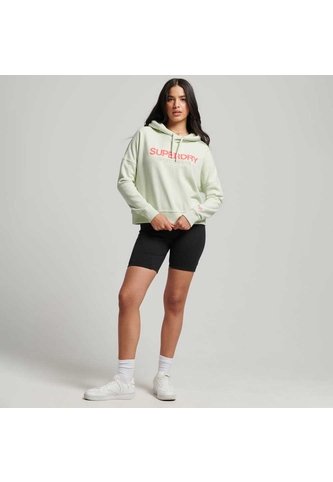 Superdry Buzo Cerrado Para Mujer Sportswear Logo Boxy Superdry Superdry