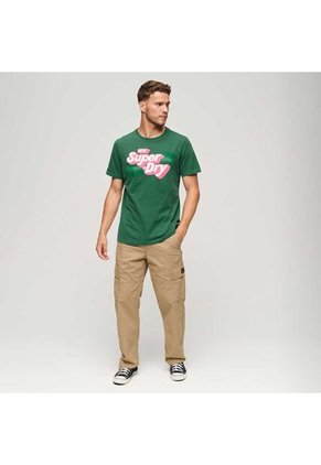 Superdry Camiseta Para Hombre Cooper 70'S Retro Logo Superdry