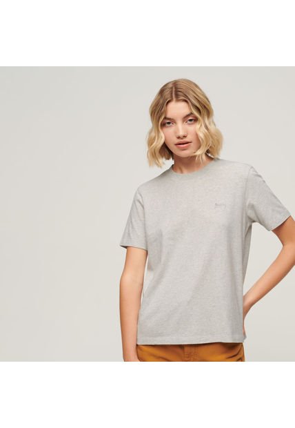 Superdry Camiseta Para Mujer Essential Emb Tee Superdry