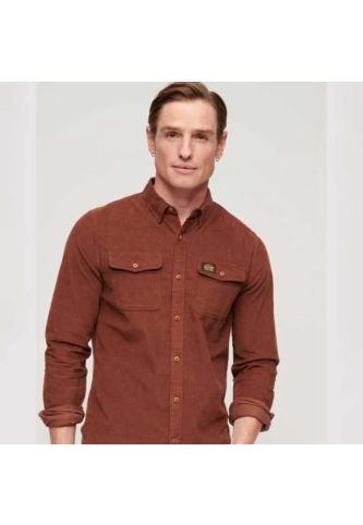 Superdry Camisa Manga Larga Para Hombre Traiman Superdry Superdry