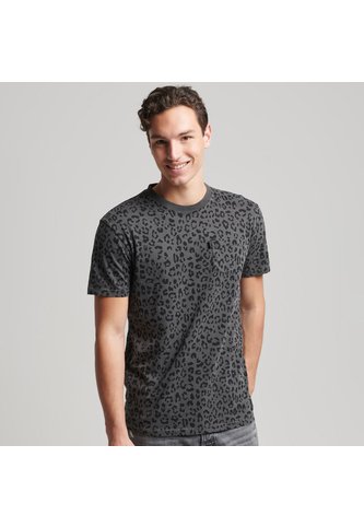 Superdry Camiseta Para Hombre Vintage Pocket Tee Aop Superdry Superdry